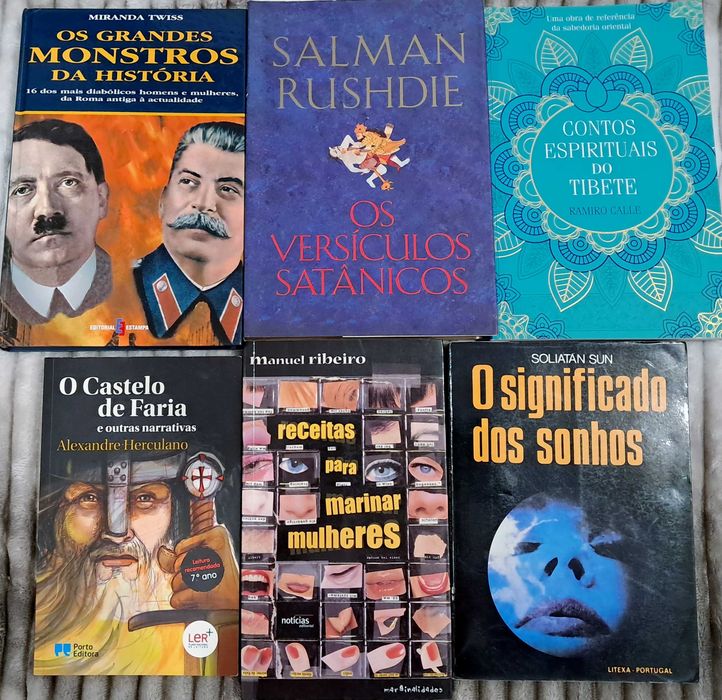 Grande Coleção de Livros (PNL, Ficção, Astérix, História, Política) - Lotes ou Unidade