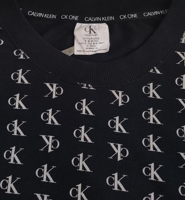 Светр Calvin Klein Monogram luxury black and white (Розмір XL)
