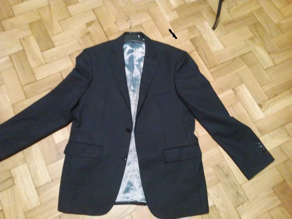 garnitur granatowy Douglas 40R (70% wełna)