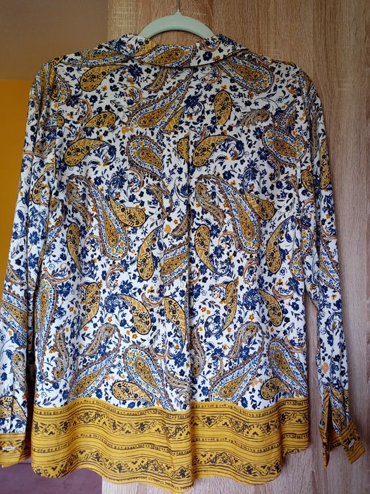 Top Paisley koszula boho zara z nadrukiem 38