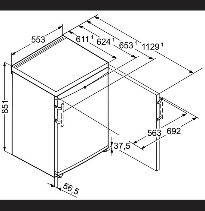 Морозильна камерa Liebherr GP 1376 Frost Protect 4 відд. 106 літрів