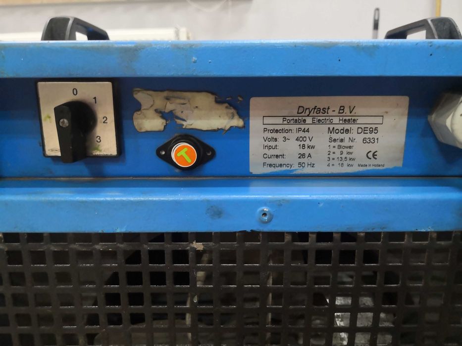 Nagrzewnica elektryczna 18KW DRYFAST DE95 gwarancja!!! 1220zł netto