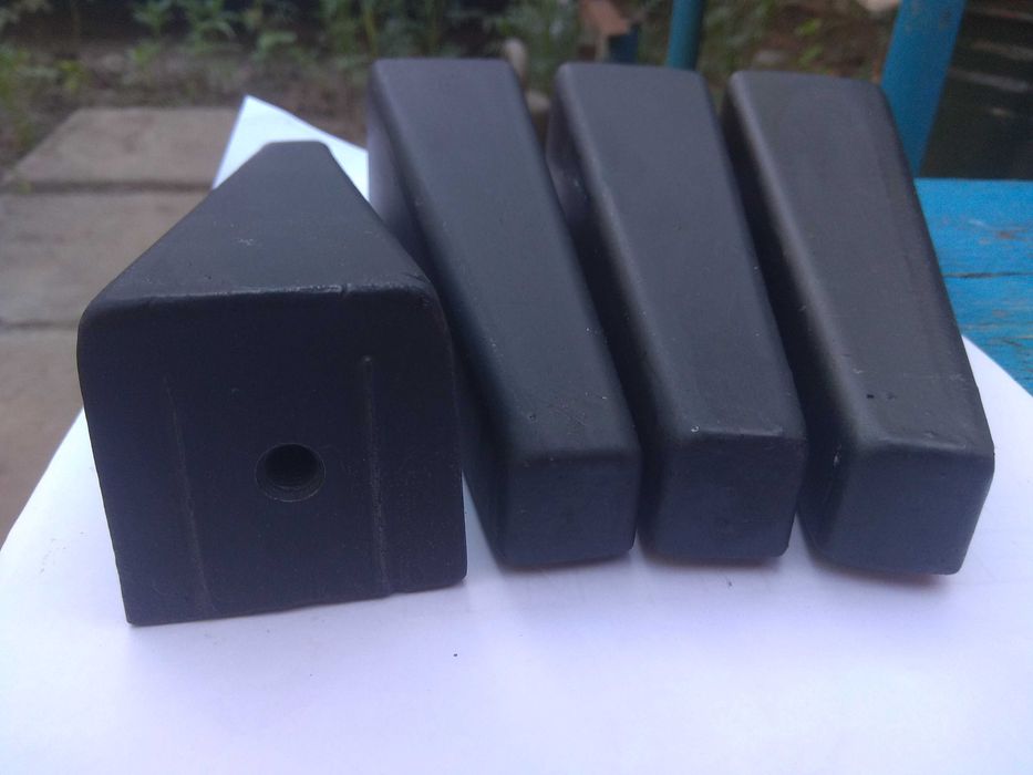 Ножки для меблів, алюміній, 18 см, 4 шт. (2 вида, див.фото)