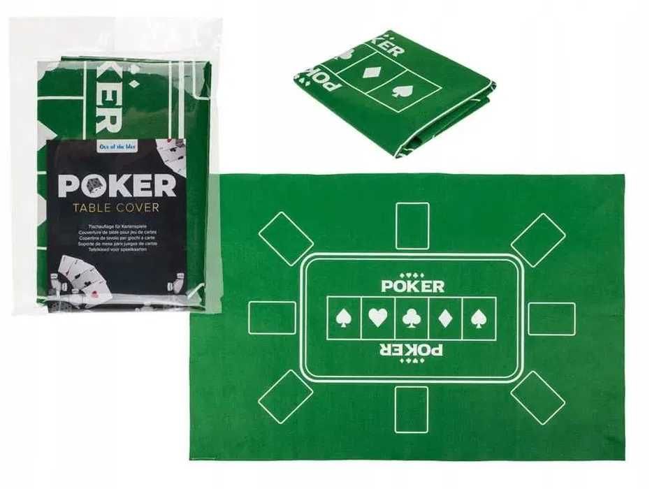 Blat z filcu do gry  pokera 90 x 60 cm