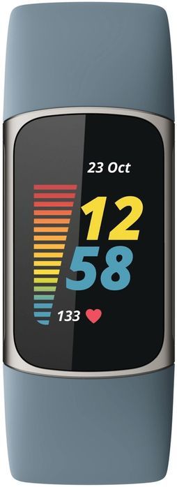 uszkodzony smartband fitbit charge 5 niebieski bluetooth pulsometr