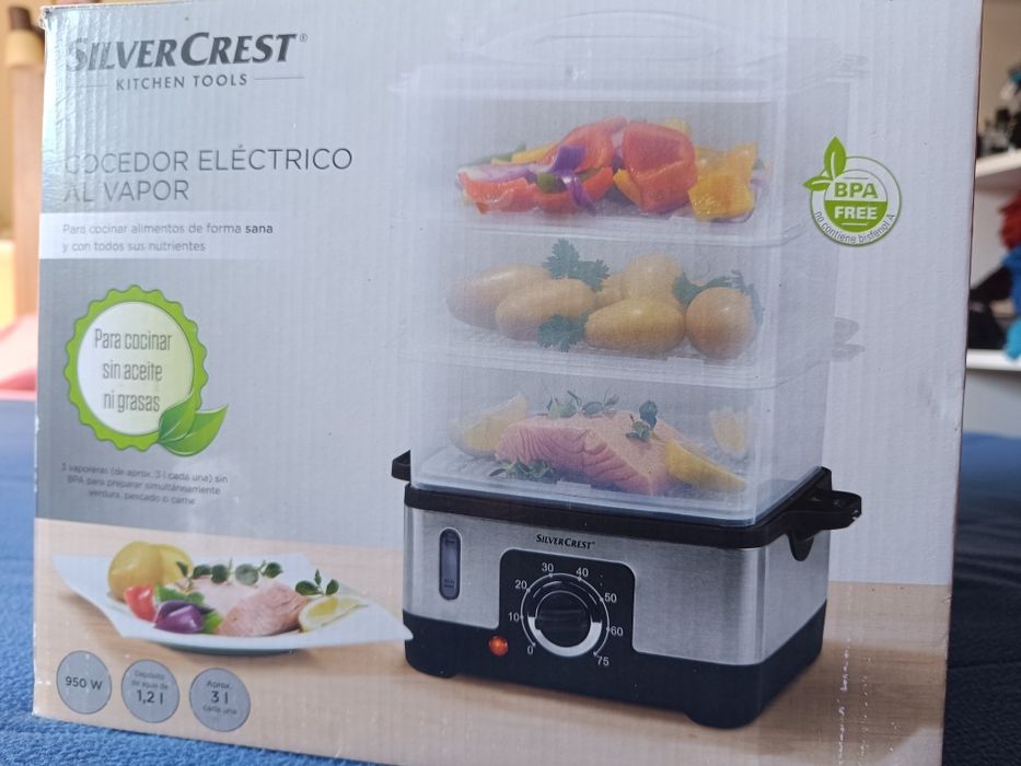 Cozedor elétrico a vapor