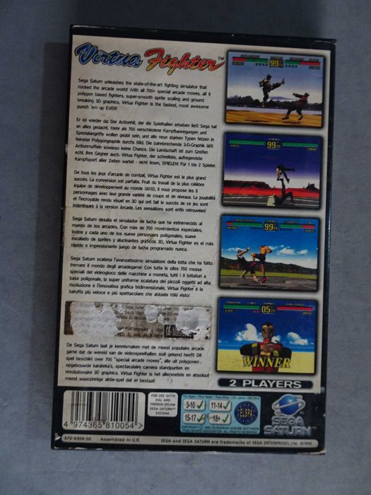 Jogo Sega Saturn - Virtua Fighter
