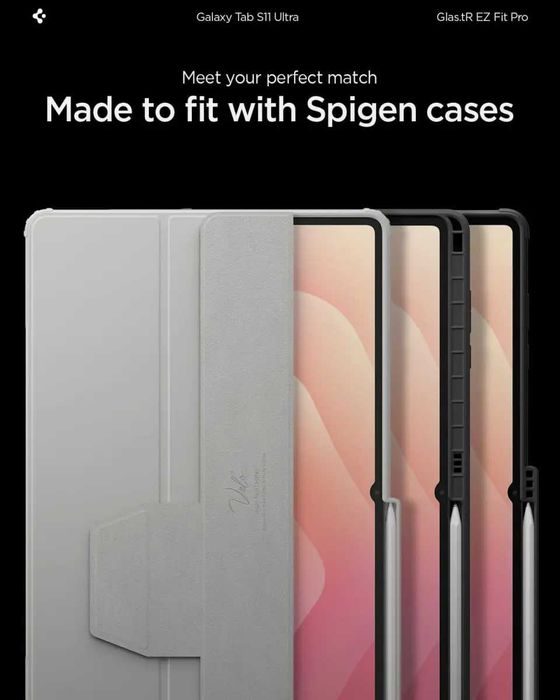 Защитное стекло Spigen Glas.tR EZ Fit Pro для Galaxy Tab S11 Ultra