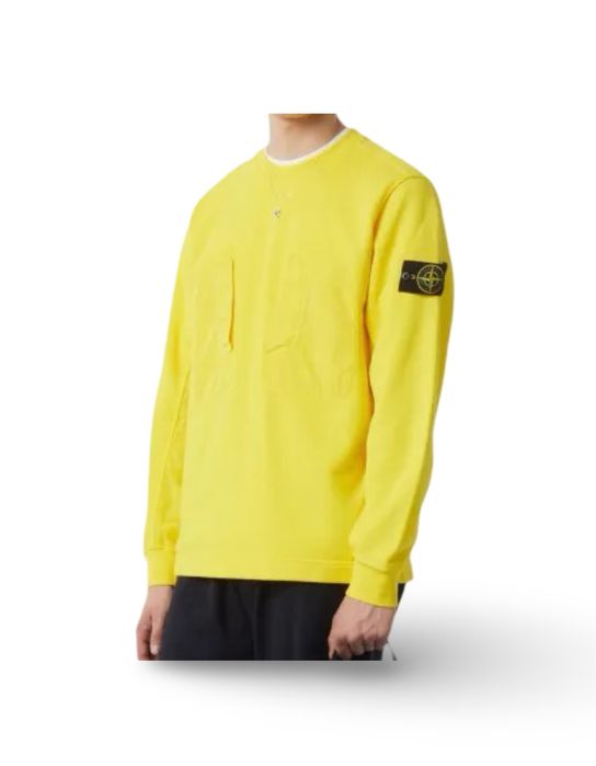 Кофта Stone Island Yellow Patch Sweatshirt. Оригинал. Новая