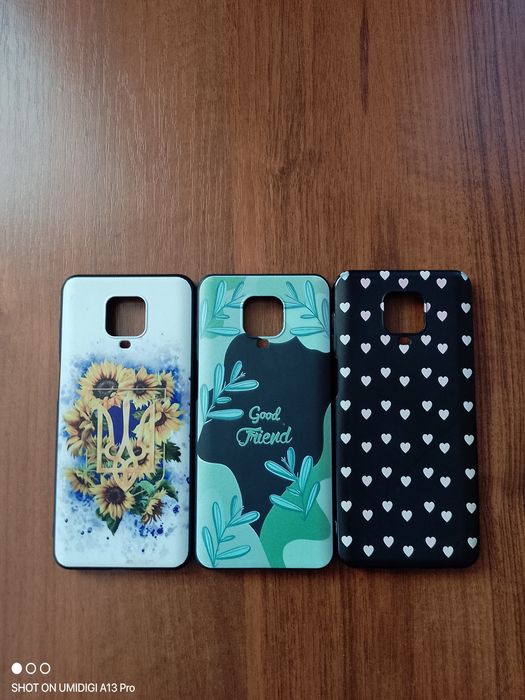 Чехли на айфон та редмі нот 9 про