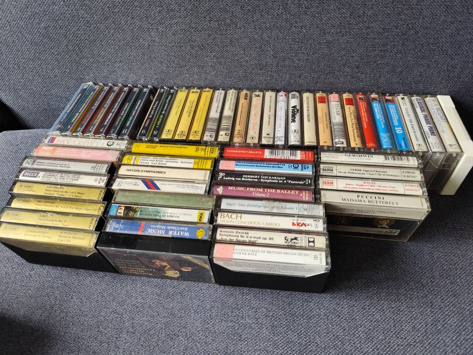 Zestaw 60 kaset z muzyką klasyczną
