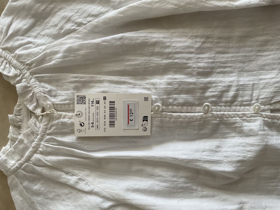 ZARA блузка сорочка нова 5-6р лосини лонгслив кофта спідниця