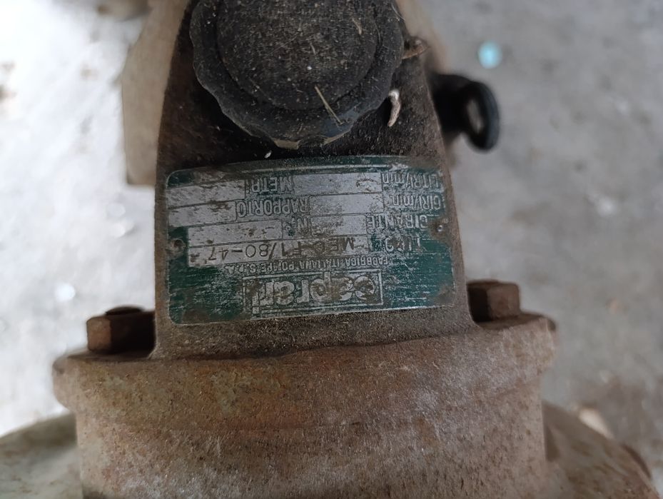 Motor de tirar água, Motocultivador com bomba caprari de 4 polegadas