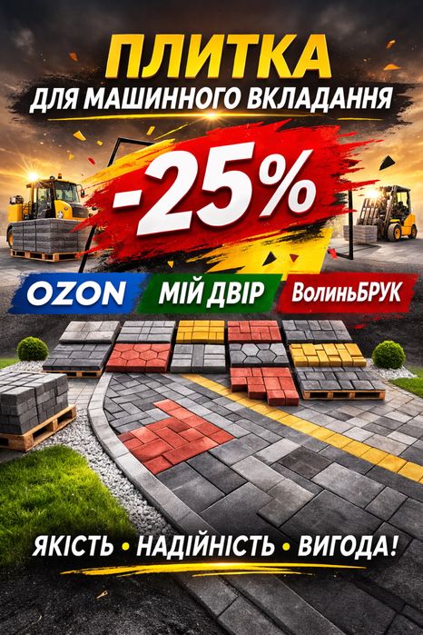 Бруківка продаж та вкладання