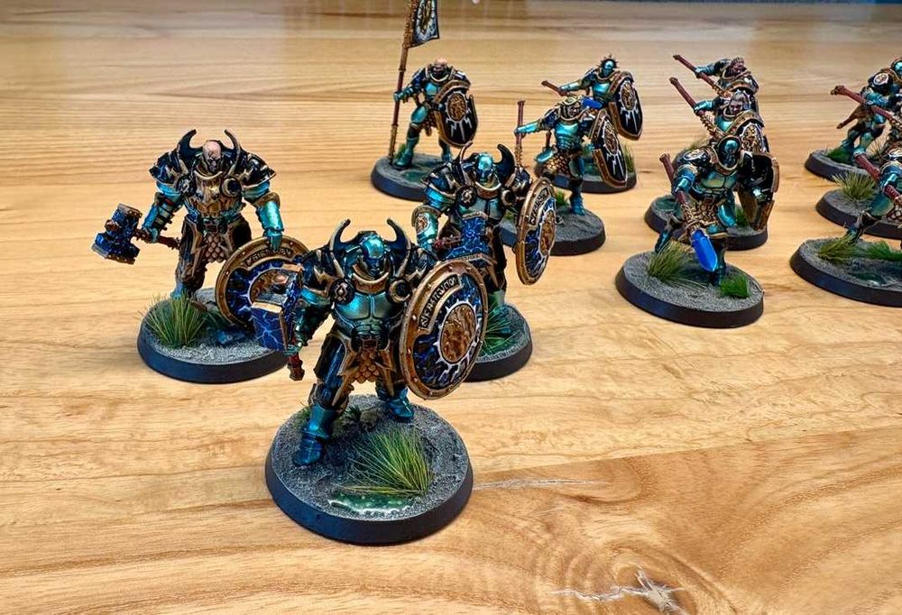 Stormcasts Eternals - zestaw pomalowanych modeli (Annihilators, Praetors, Vindictors, Lord-Relictor)