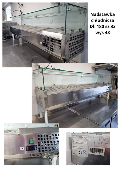 Nadstawka gastronomiczna 180cm stalgast
