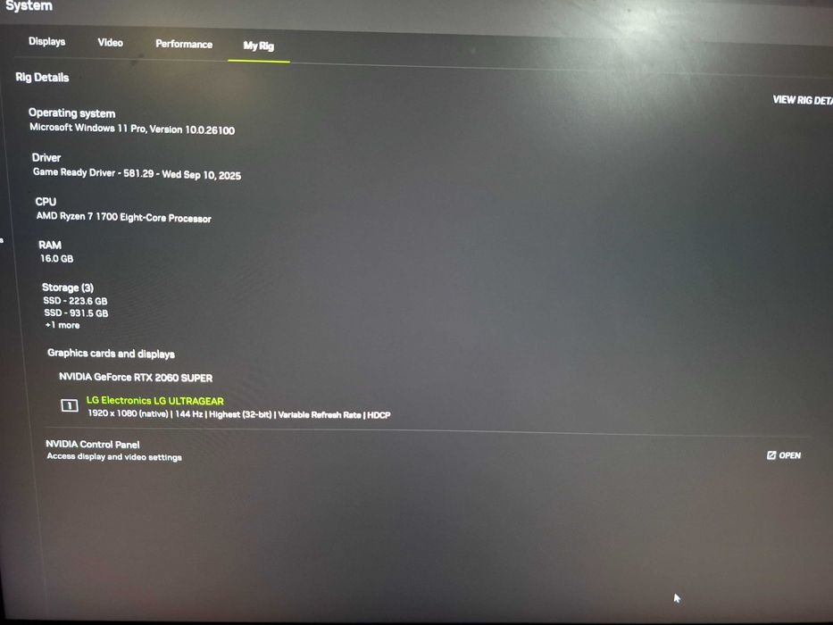 Geforce RTX 2060 Super 8GB