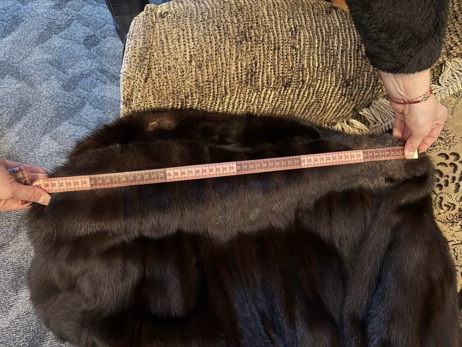 Шуба норкова, натуральна