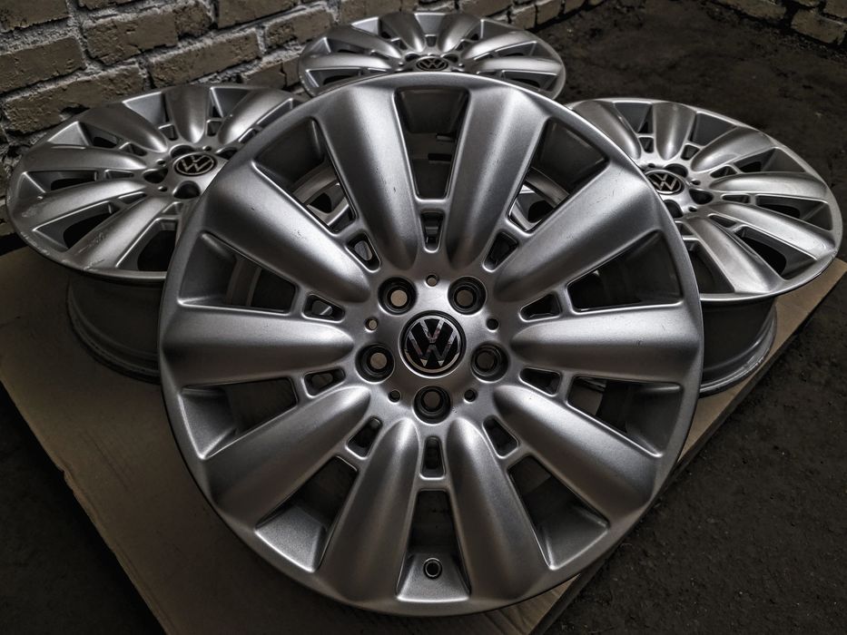 R18 5x112 Volkswagen | Original | Рідна фарба, ідеальний стан, без пошкоджень, без ремонтів | Комплект / 4шт | Преміум диски | Audi/Skoda/Seat/Cupra..