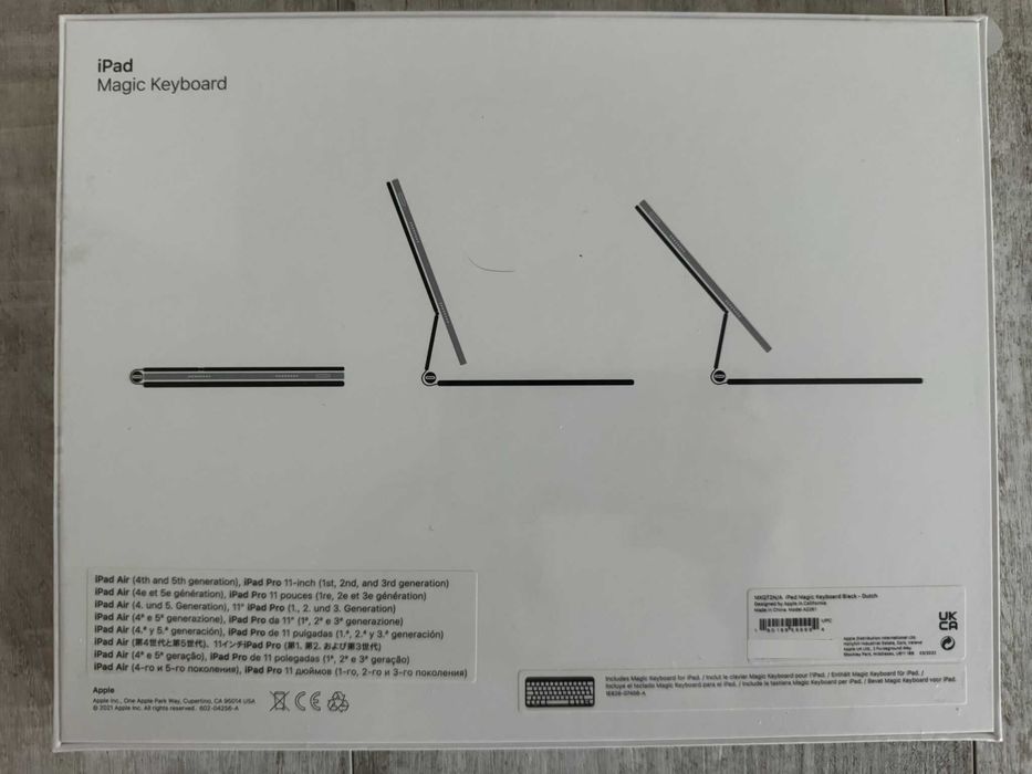 Apple Magic Keyboard iPad Pro 11" Dutch QWERTY-MXQT2N/A-Nowa