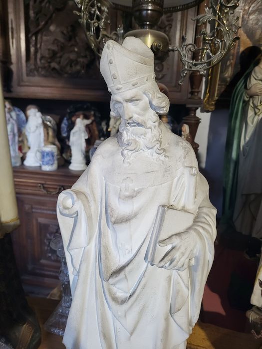 Duża figura Święty Eligiusz 67 cm Patron kowali jubilerów