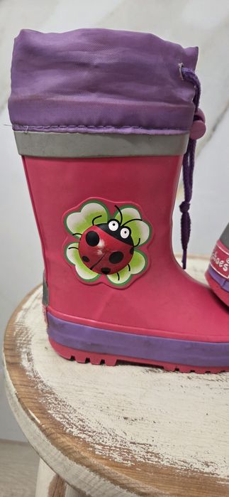 Kalosze dla dziewczynki z biedronką  20-21