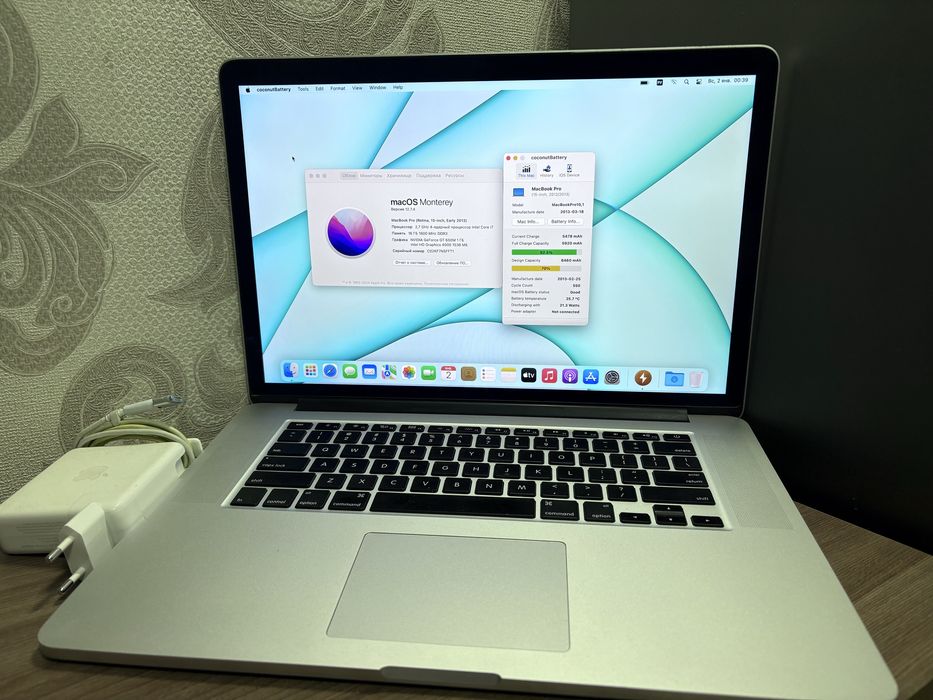 Apple MacBook Pro 15 Retina 16gb/512gb/i7 ноутбук