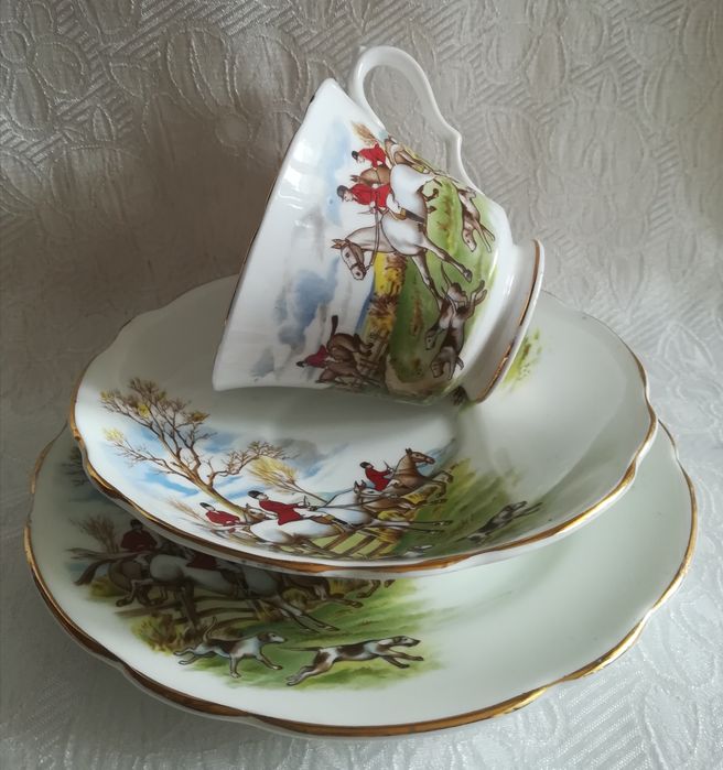 Filiżanka trio porcelana