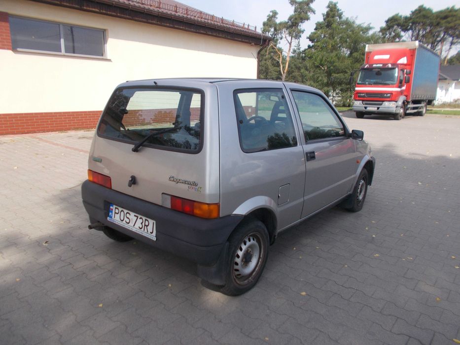 Zderzak tylny Fiat Cinquecento