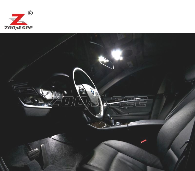Kit completo de 27 lâmpadas LED interior BMW 5 series GT 5GT F07 528i 535i 550i GT 520d 535d 530d xDrive 2009-2017