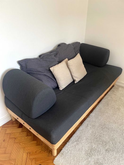 Ikea dark blue futon, Lisbon collection only