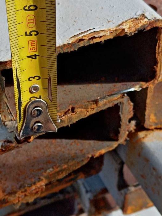 Труба профильная б у.