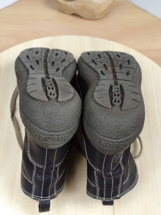 Buty Botki r. 37,5 Geox Respira damskie skorzane sznurowane