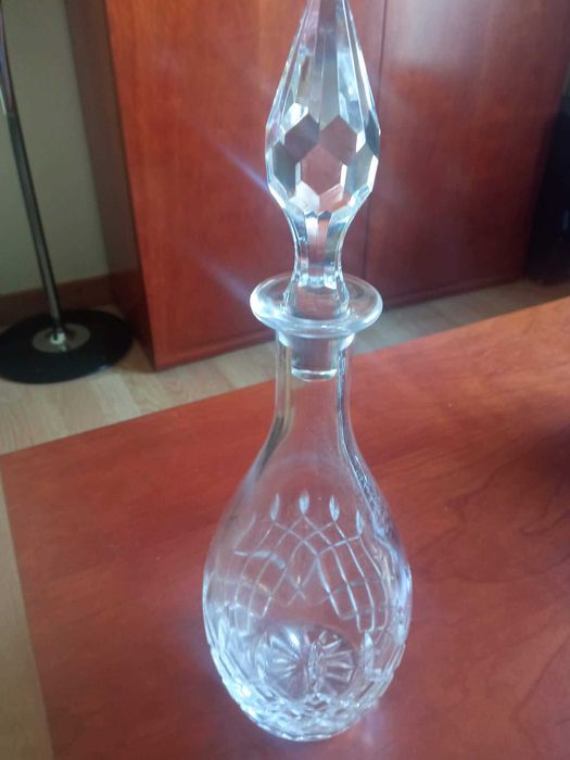 garrafa em cristal lapidado stephen