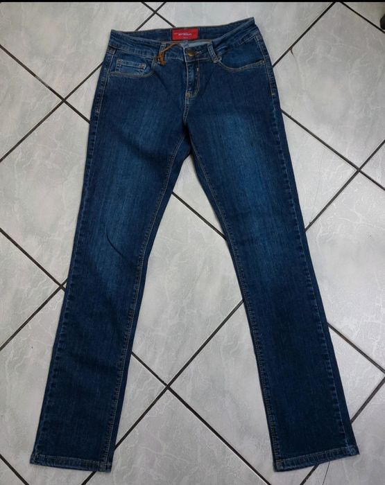 • Jeansy damskie. Crown, bootcut vintage retro 90s