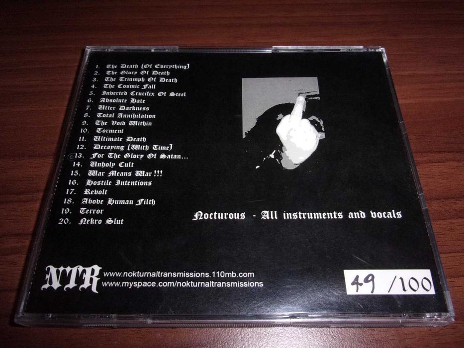 Necro Cult - Total Fuckin' Necro: Demos 2007