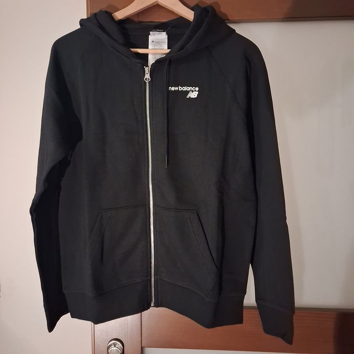 Bluza bawełniana z kapturem New Balance rozmiar M -38
