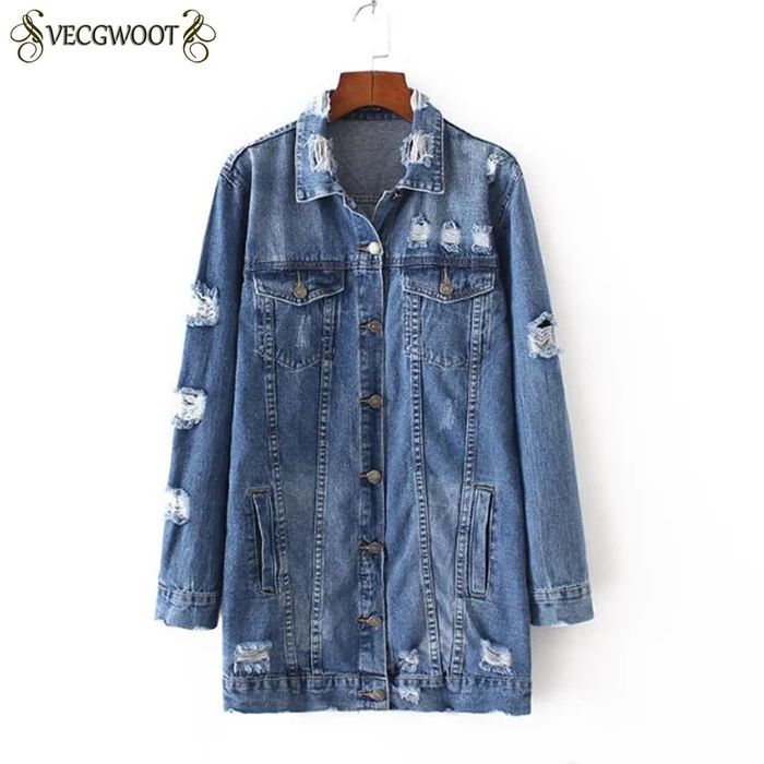 Nowa długa jeansowa katana w rozmiarze L