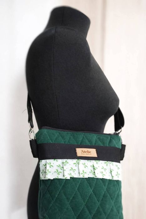 Torebka handmade na regulowanym pasku