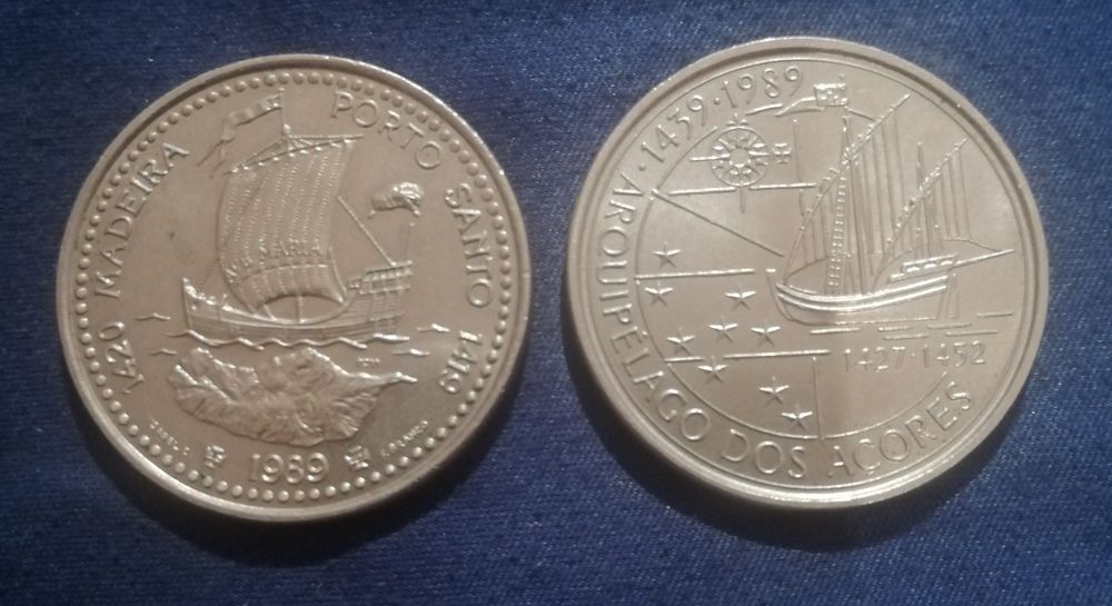 2 Moedas de 100 escudos