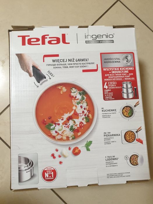 Zestaw garnków Tefal Ingenio emotion 4 elementy