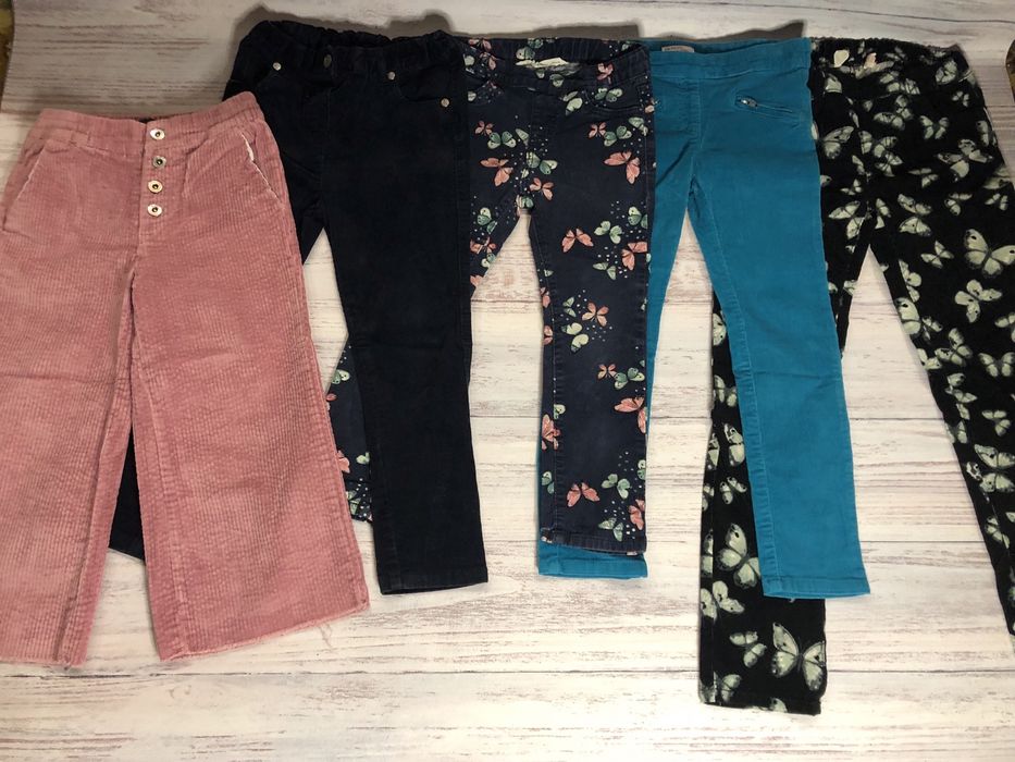 Детские брюки  из джинса и вельвета лосины комбинезоны платье сарафан