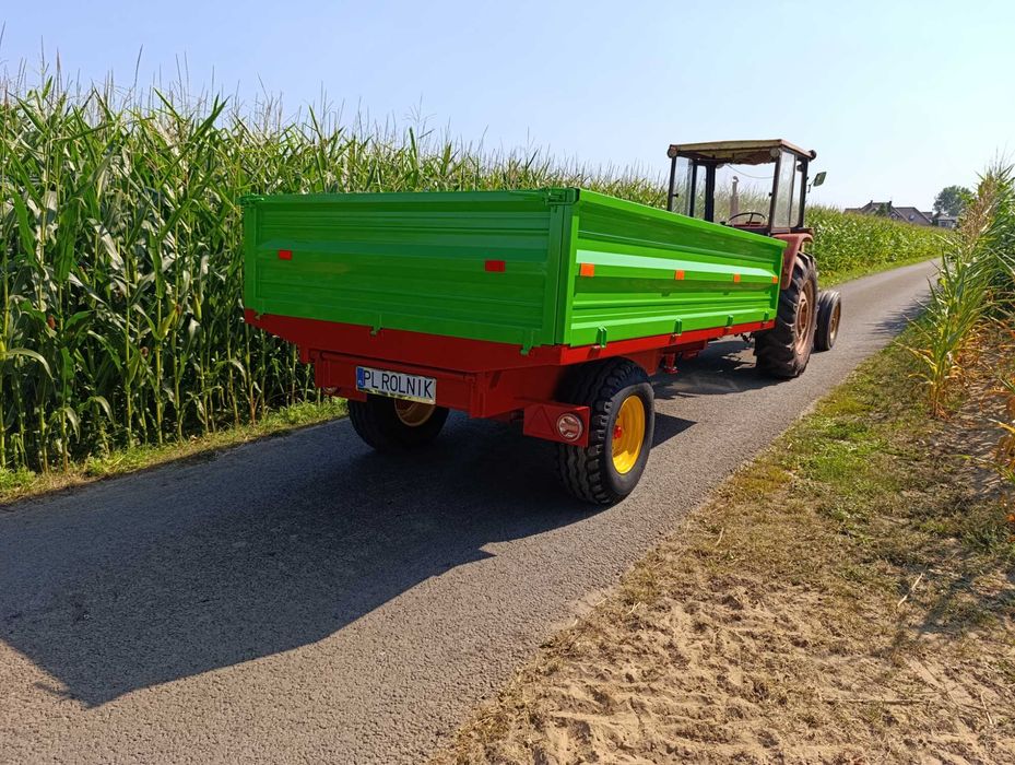 Przyczepa wywrotka, jednoosiowa Fabryczna Baastrup , 5 T