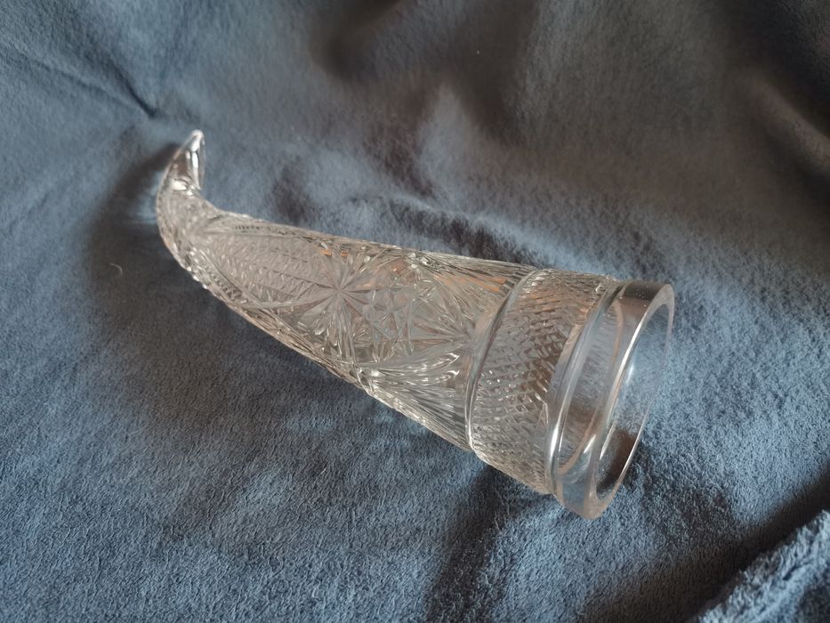 Ріг грузинський Рог изобилия хрусталь кришталь большой СССР