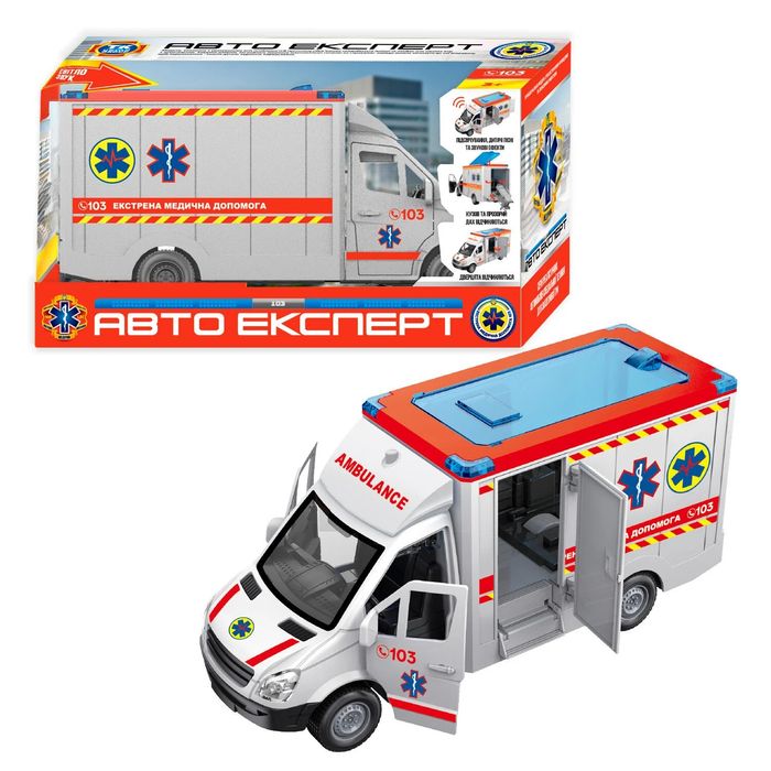 Швидка допомога,поліція, озвучування укр мовою,світло, звук