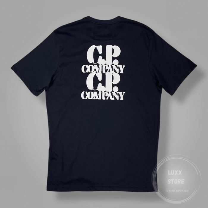Футболка C.P. Company Jersey Graphic Logo (C P, CP, сипикомпани)