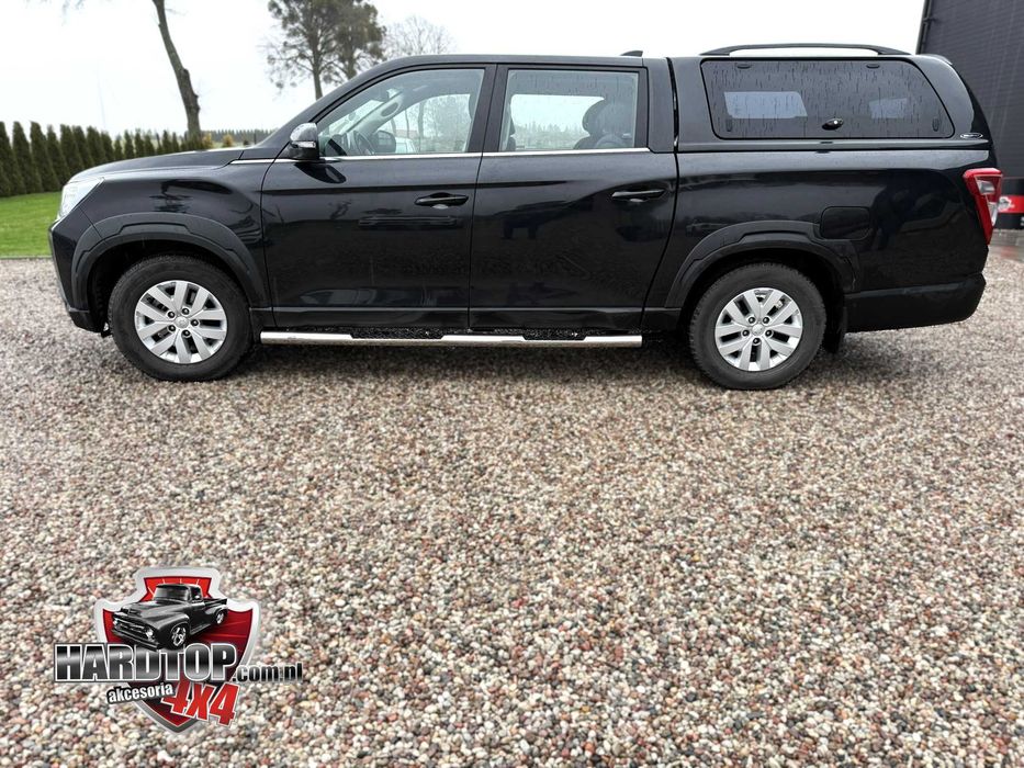 Progi Stopnie boczne  z wyżłobieniami - SsangYong Musso 2018+