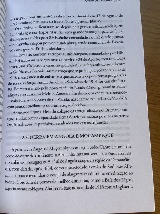 7 volume da coleção Batalhas da História de Portugal - Grande Guerra