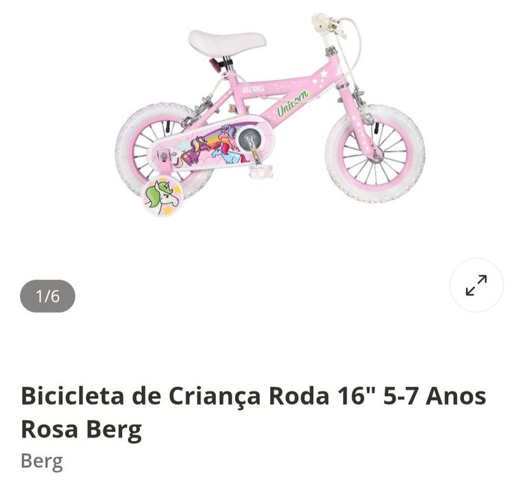 Bicicleta de menina berg