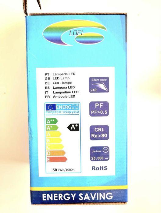 Lâmpada LED 50w Casquilho E27 / E40